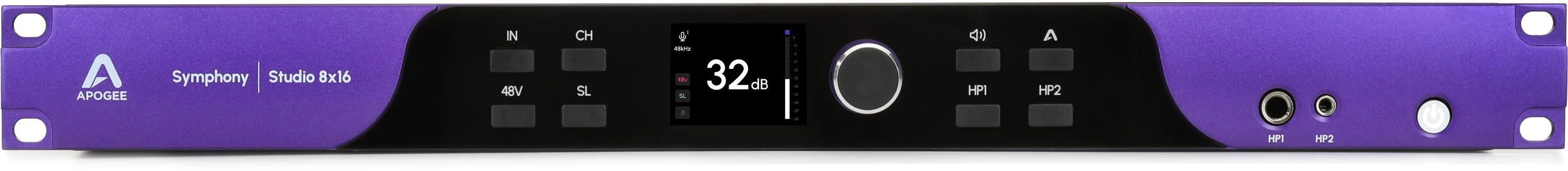 Apogee Symphony Studio 8x16 音频接口，支持沉浸式混音与回放