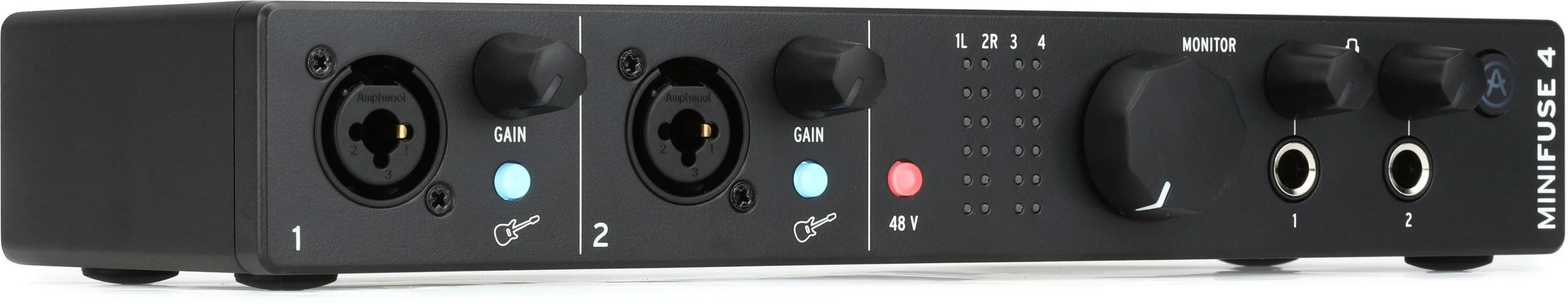 Arturia MiniFuse 4 USB-C 音频接口 - 黑色