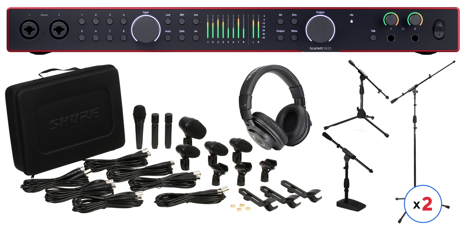 Focusrite Casey Cooper Scarlett 鼓录音套装