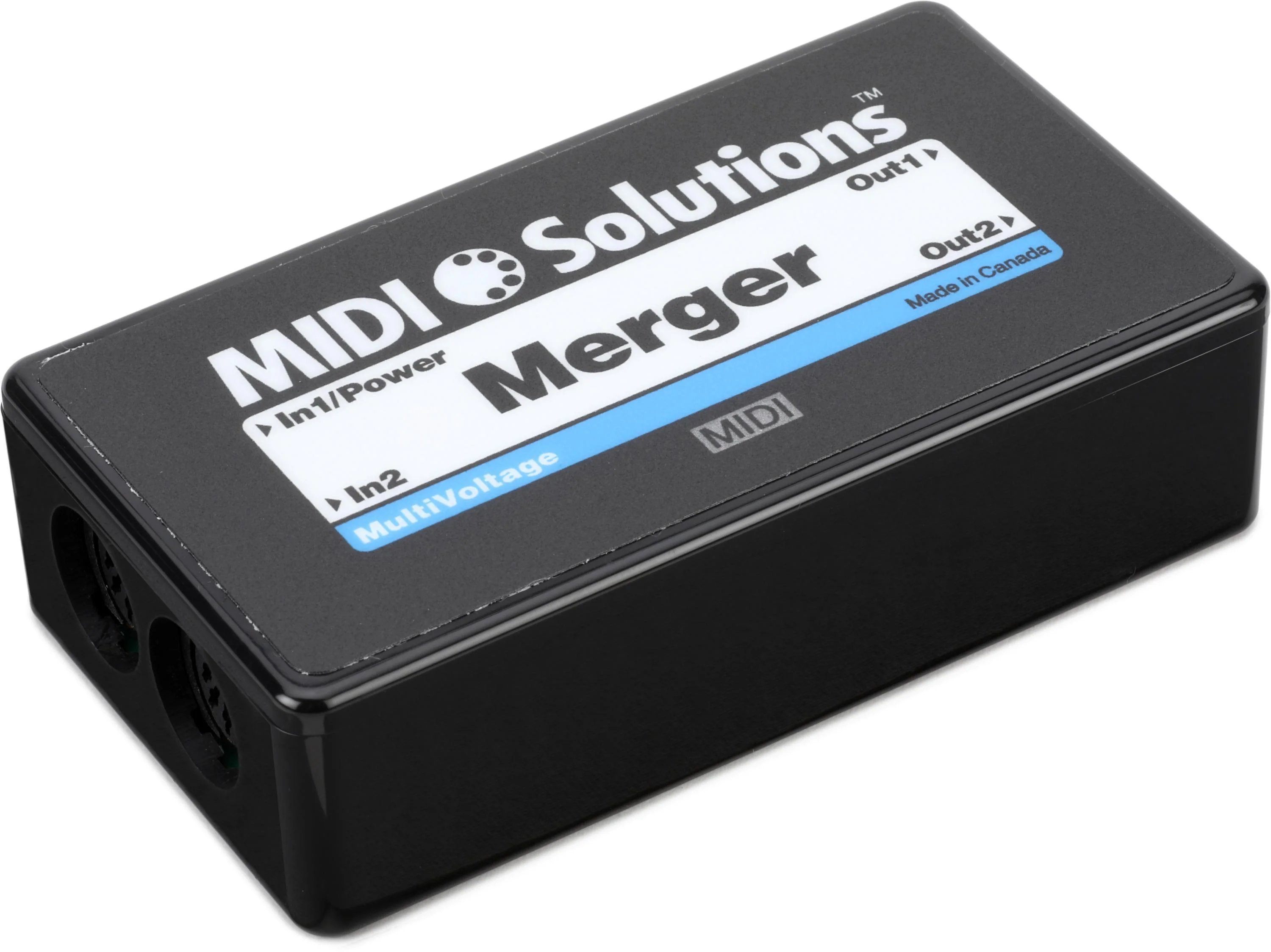 MIDI Solutions MultiVoltage Merger 2进2出 MIDI 合并盒
