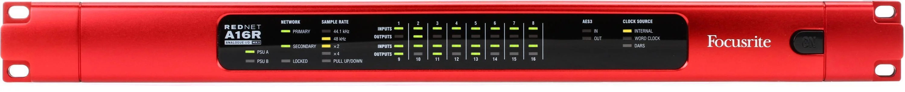 Focusrite RedNet A16R MkII 16x16 Dante 音频接口
