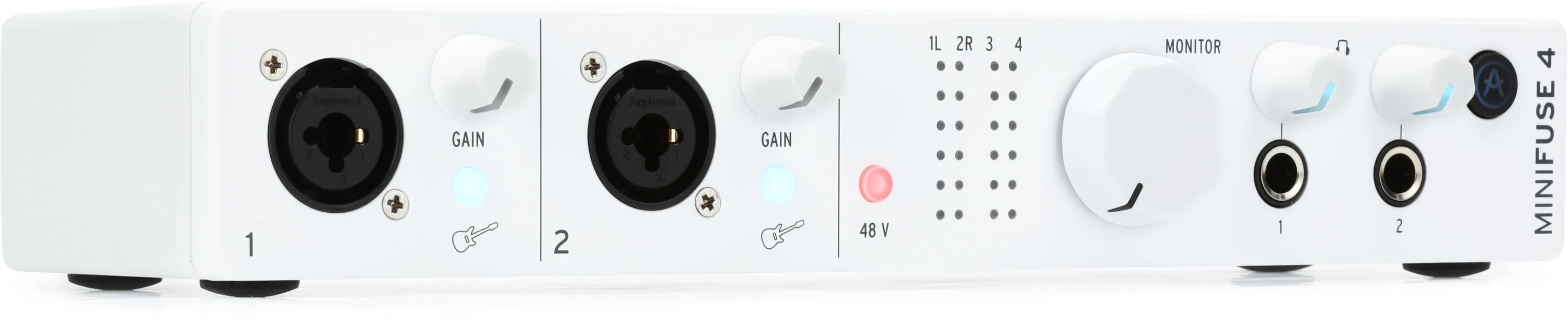 Arturia MiniFuse 4 USB-C 音频接口 - 白色