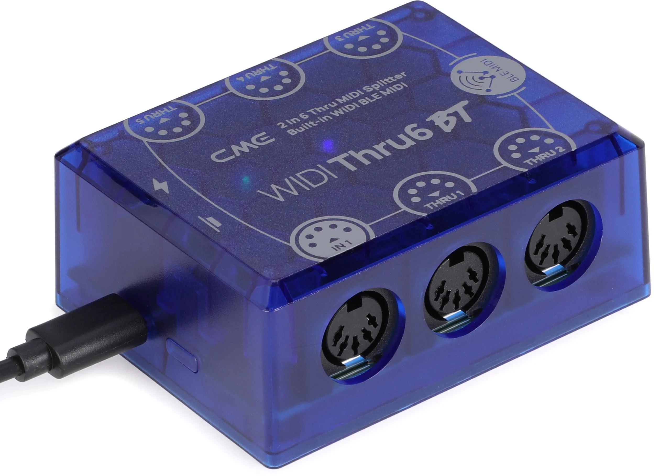 CME Pro WIDI Thru6 BT 混合 MIDI 直通/分配器