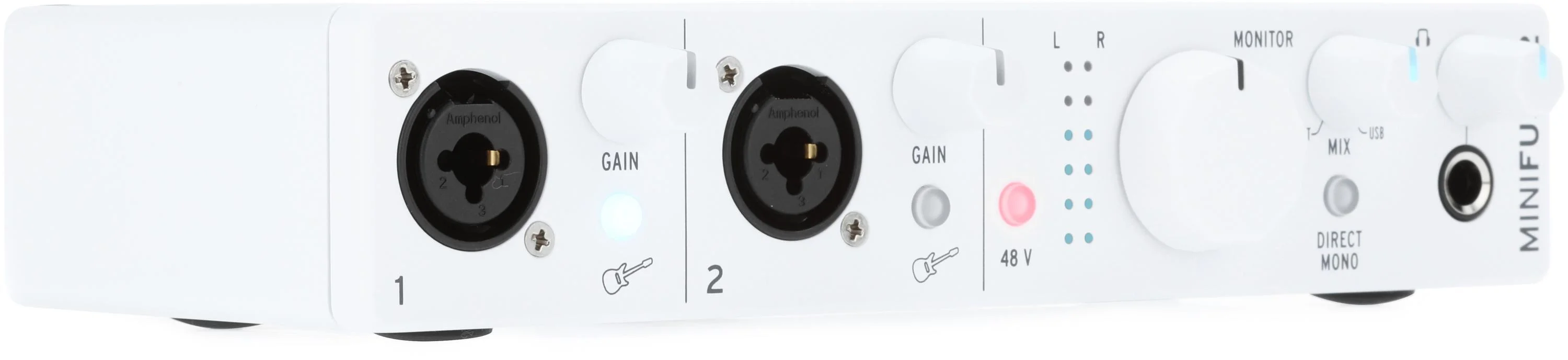 Arturia MiniFuse 2 USB-C 音频接口 - 白色