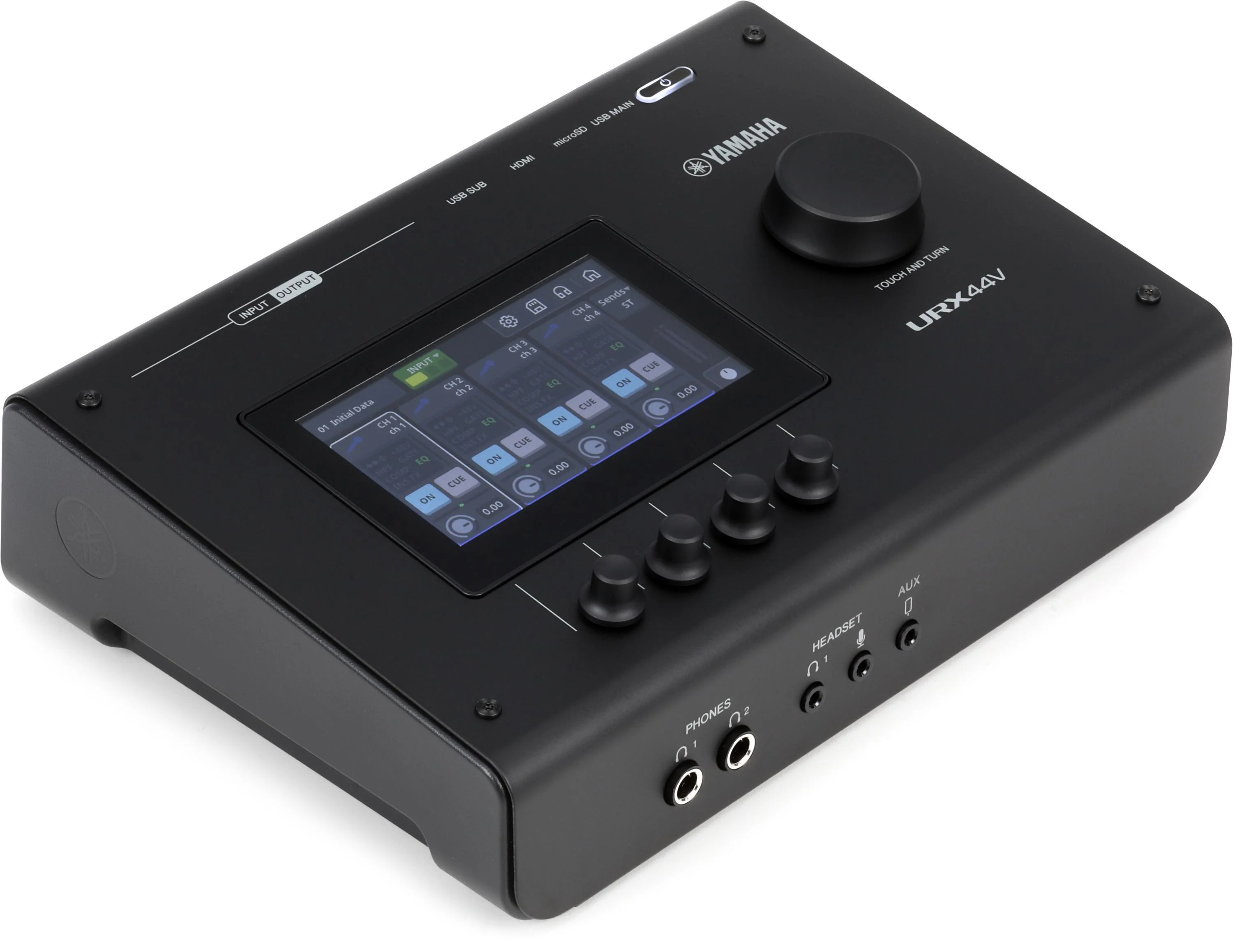 Yamaha URX44V USB-C 音视频接口 - 黑色