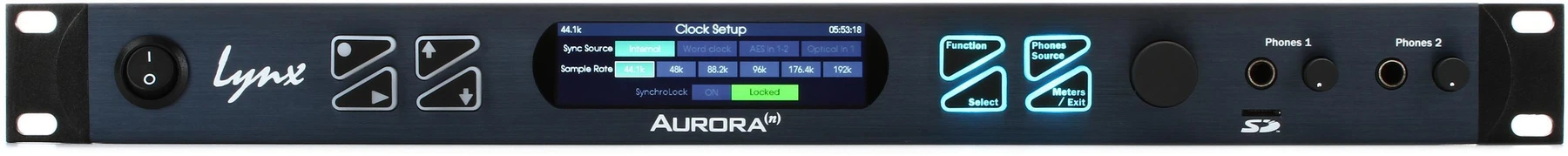Lynx Aurora (n) 24-TB3 24通道 AD/DA 转换器，带 AES、ADAT 和雷电3接口
