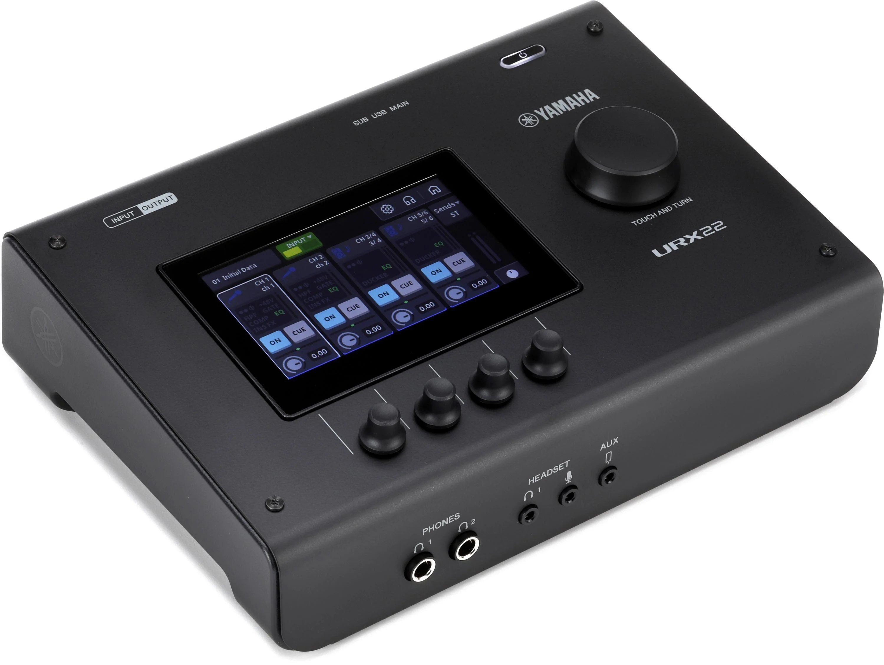 Yamaha URX22 USB-C 音频接口 - 黑色