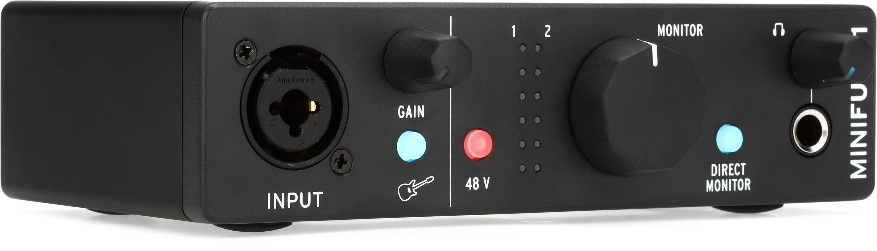 Arturia MiniFuse 1 USB-C 音频接口 - 黑色