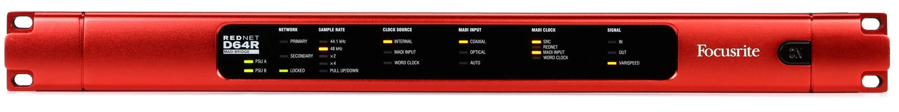 Focusrite RedNet D64R Dante 转 MADI 接口