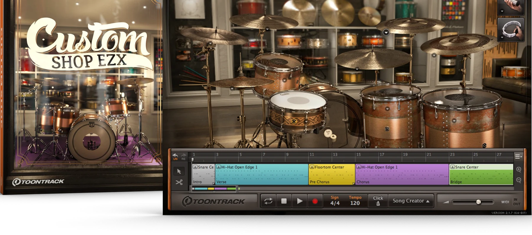 Toontrack Custom Shop EZX 音色扩展