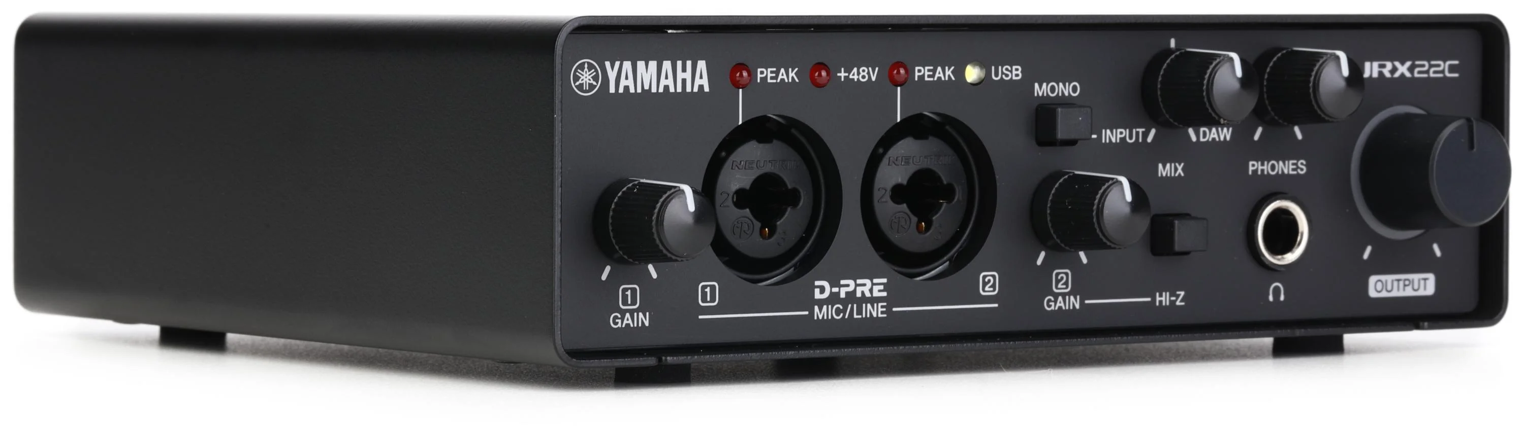 Yamaha URX22C USB-C音频接口，含软件套装