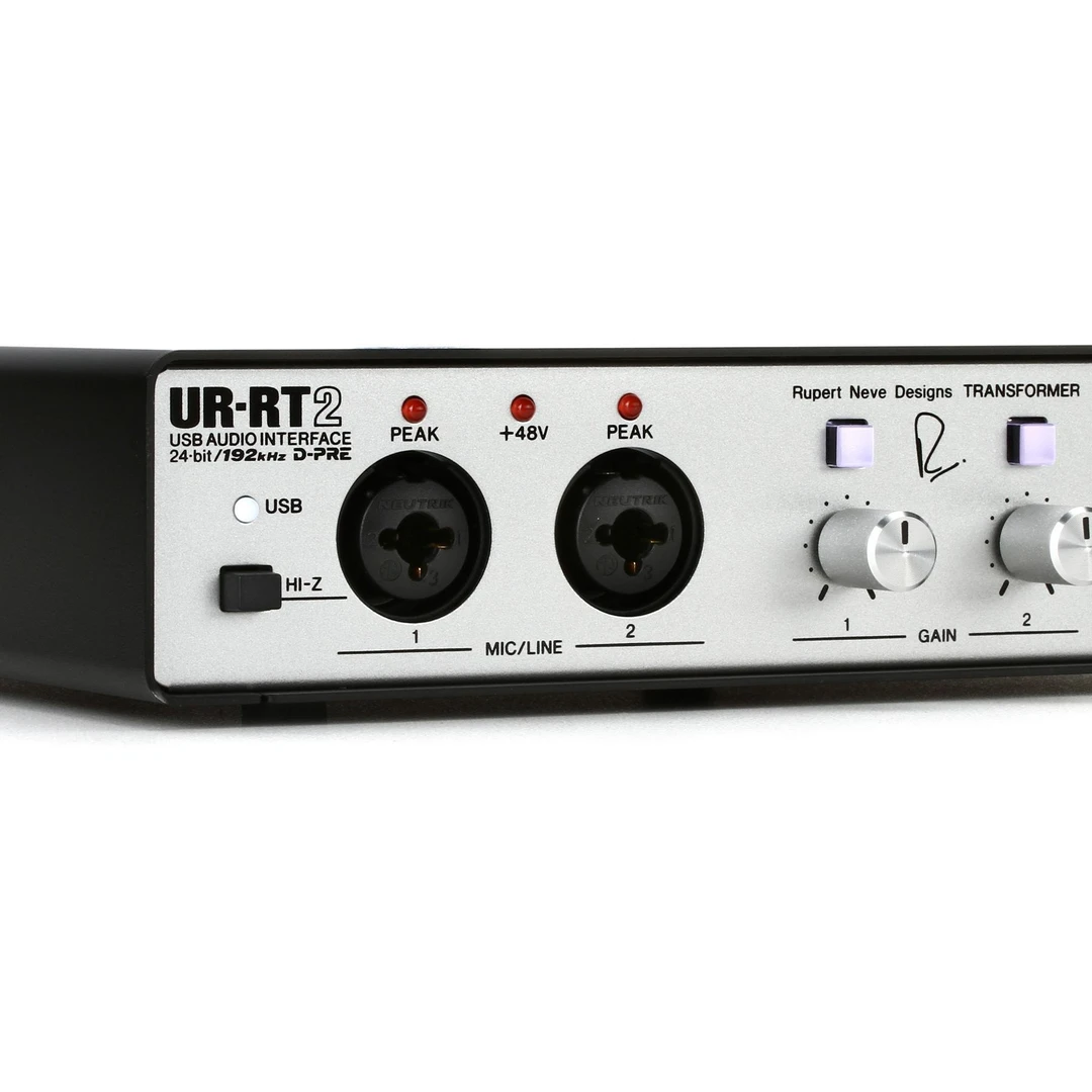 Steinberg UR-RT2 USB音频接口，配备2个Rupert Neve变压器