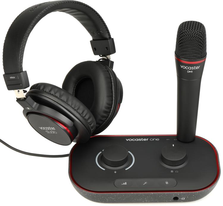 Focusrite Vocaster One Studio USB-C播客音频接口套装