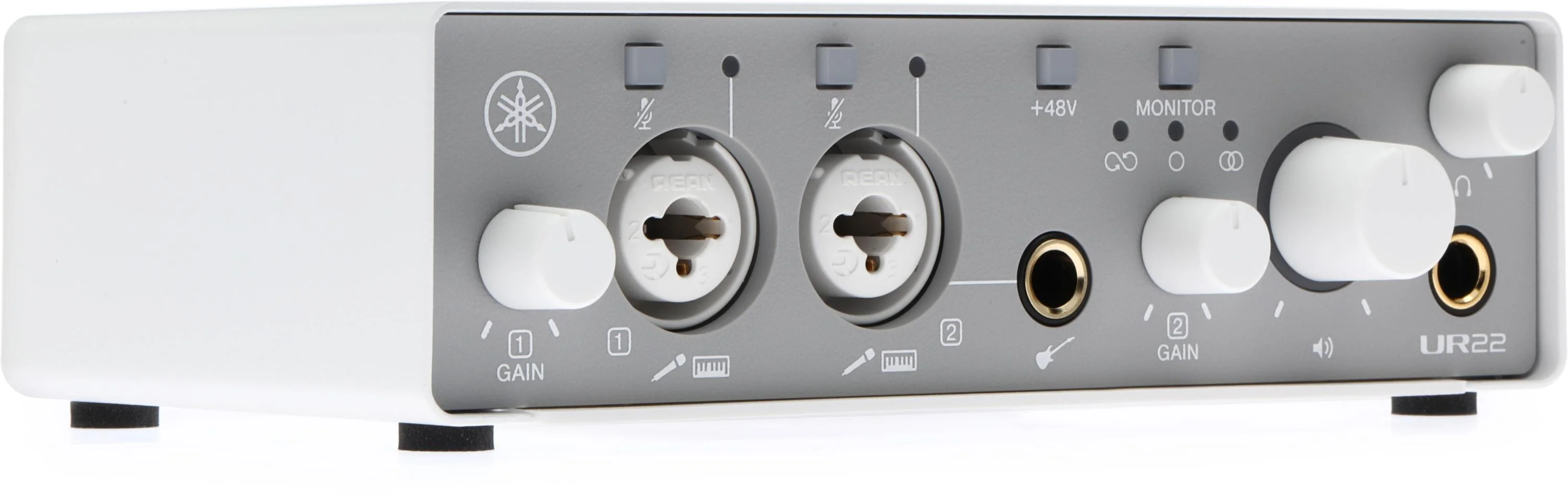 Yamaha UR22-MK3 USB-C音频接口，含软件套装 - 白色