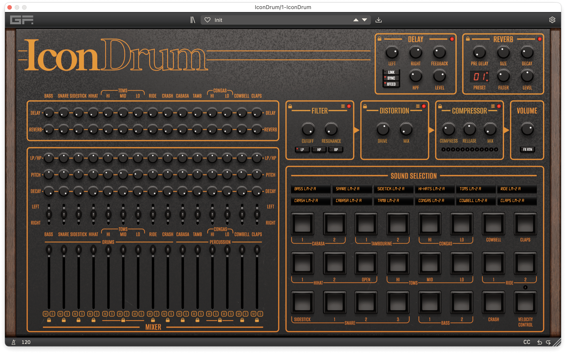 GForce IconDrum 鼓机插件