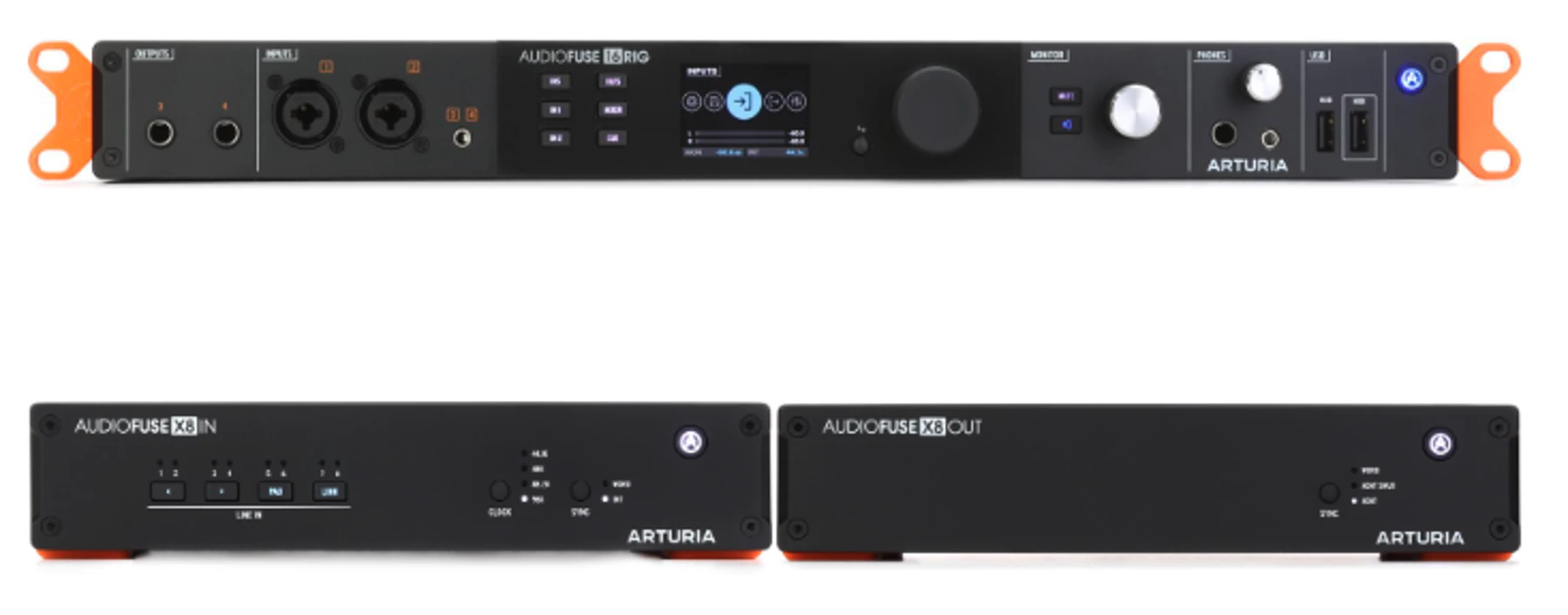 Arturia AudioFuse 16Rig USB 音频接口和 X8 8进8出扩展器
