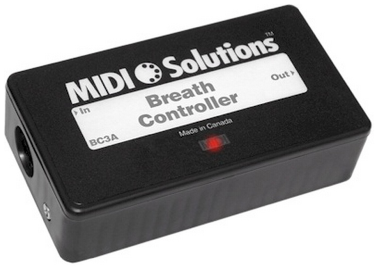 MIDI Solutions Breath Controller 适用于 Yamaha BC3A 的 MIDI 数据发生器