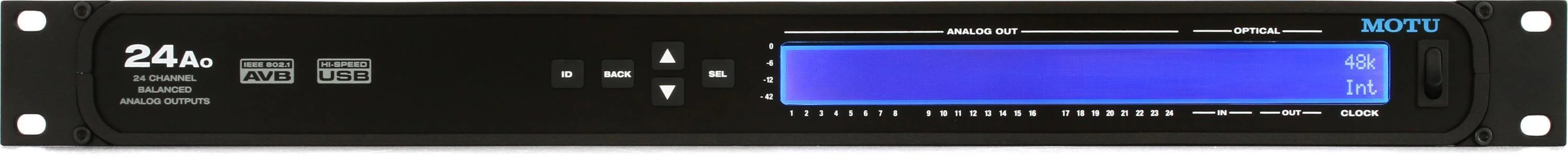 MOTU 24Ao USB/AVB/iOS 接口