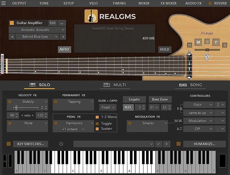 MusicLab RealGMS 吉他软件乐器
