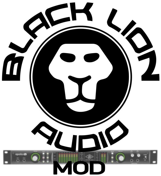 Black Lion Audio 适用于 UA Apollo 8P（黑色）的高级改装