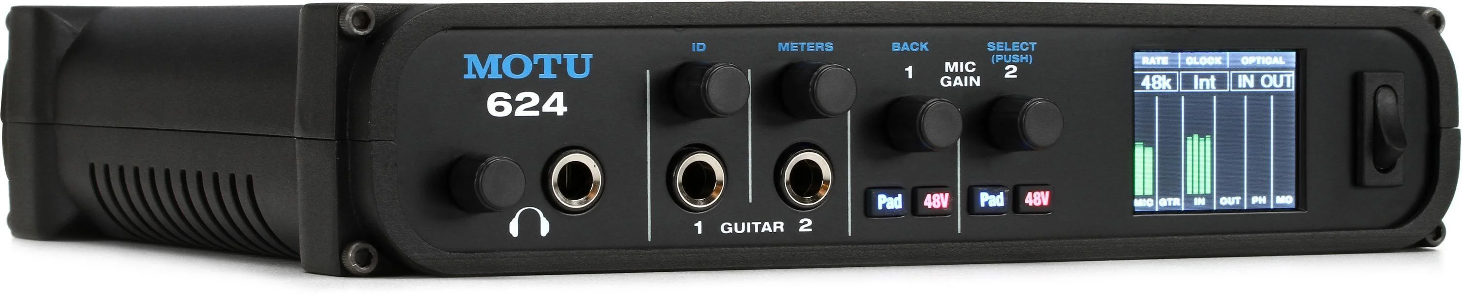 MOTU 624 16x16 Thunderbolt/USB 3.0 音频接口，支持 AVB