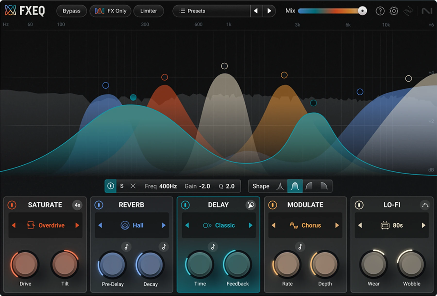 iZotope FXEQ 多效果插件