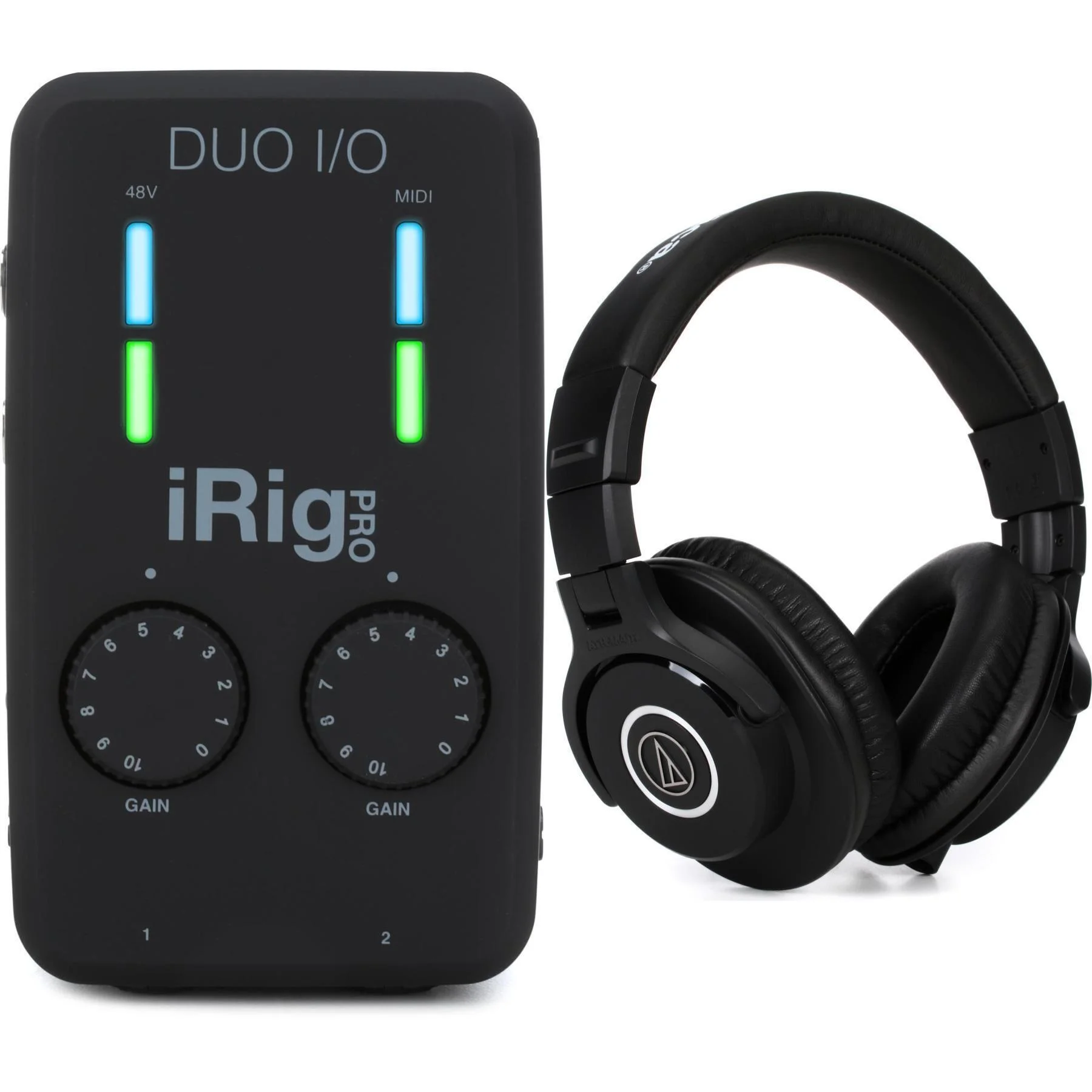 IK Multimedia iRig Pro Duo I/O 双通道音频/MIDI接口和耳机
