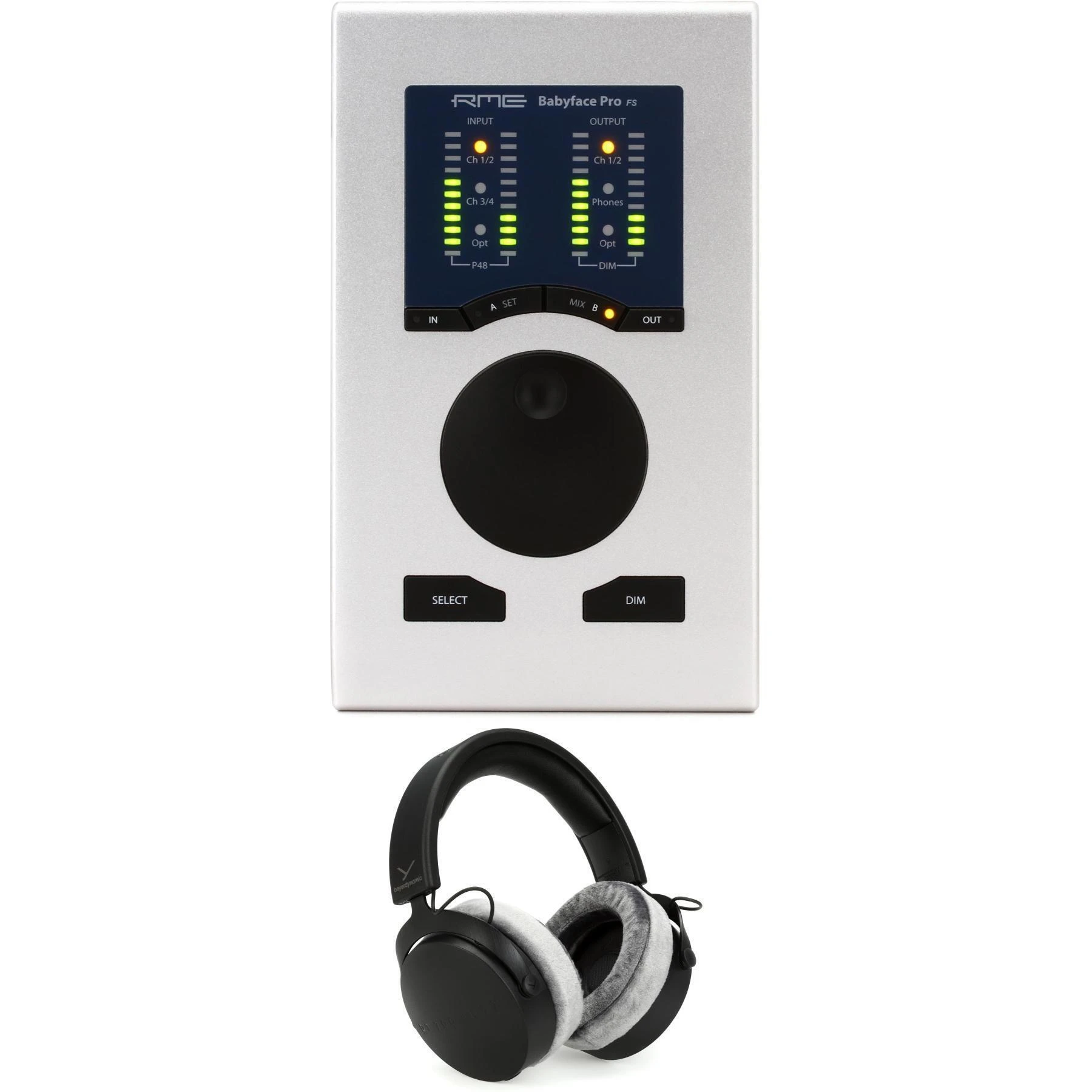 RME Babyface Pro FS 24通道USB音频接口和耳机