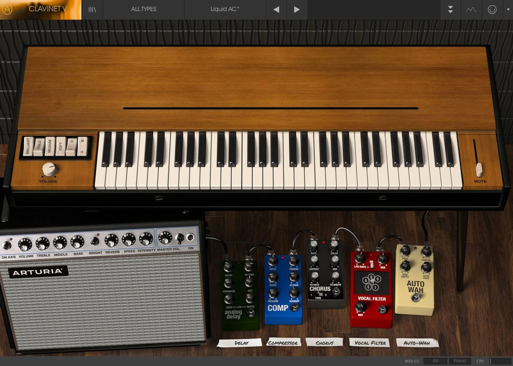 Arturia Clavinet V 电键盘软件乐器