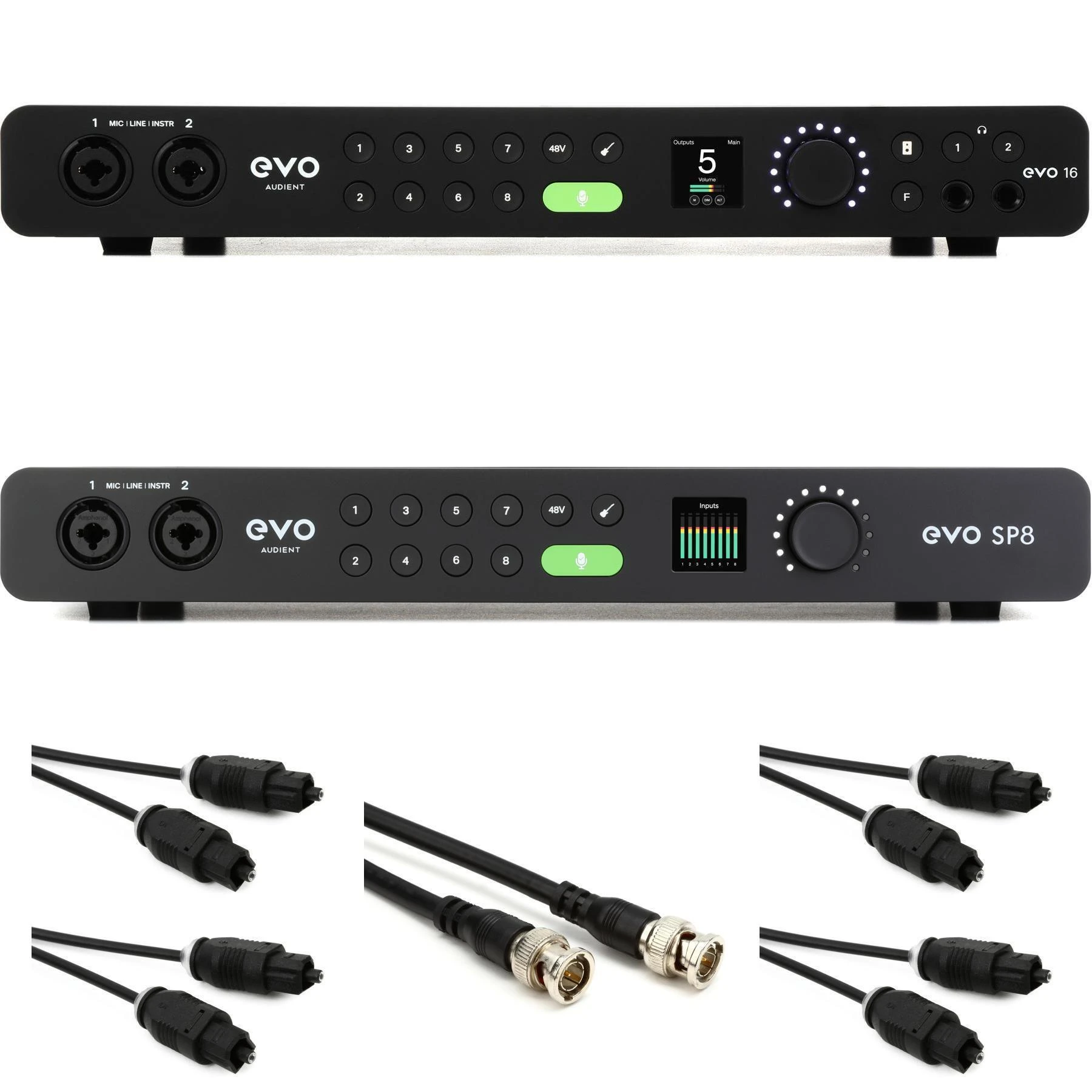 Audient EVO 16 USB 音频接口 16 前置放大器套装