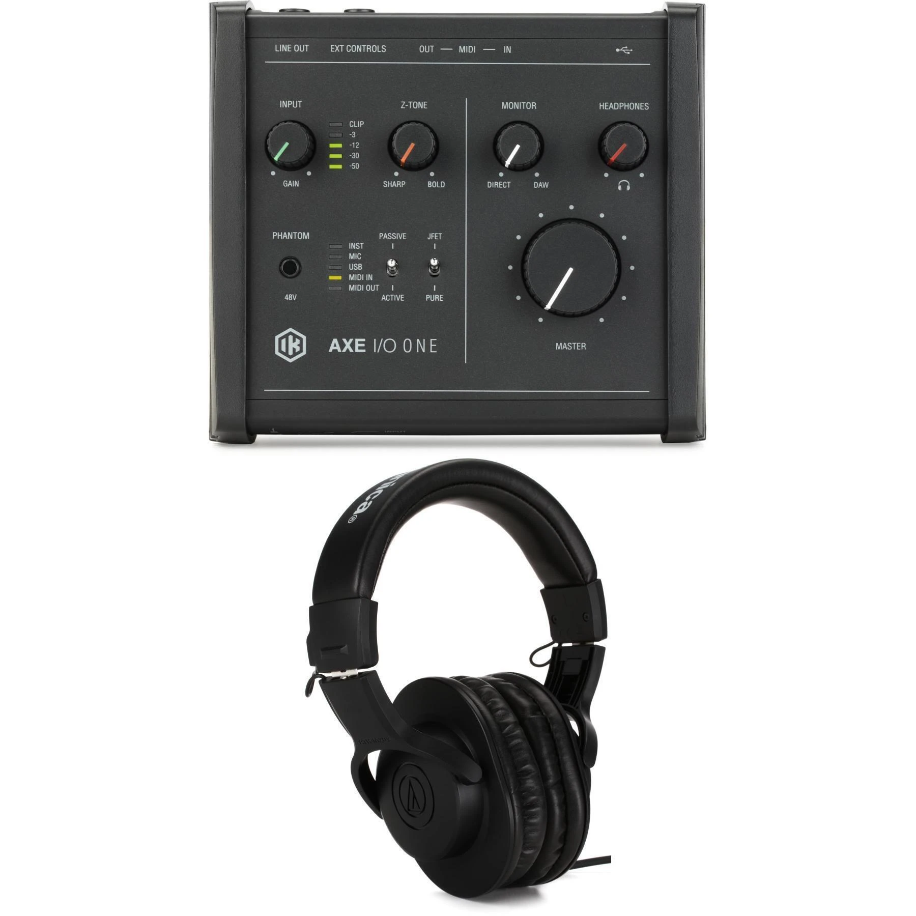 IK Multimedia AXE I/O ONE USB 吉他音频接口和耳机