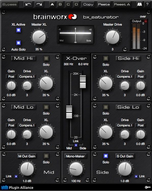 Brainworx bx_saturator 插件
