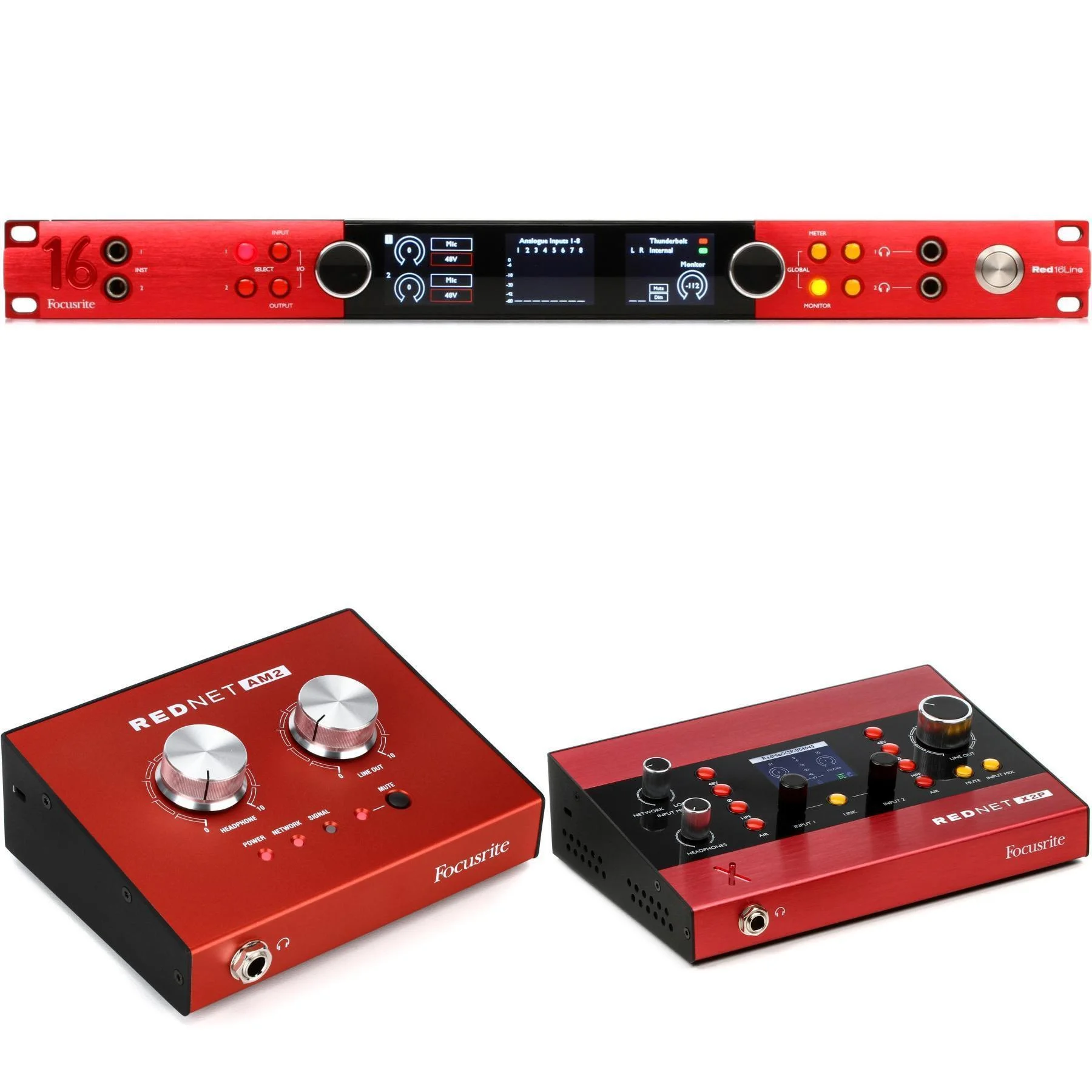Focusrite Rednet 项目工作室 Dante 套装