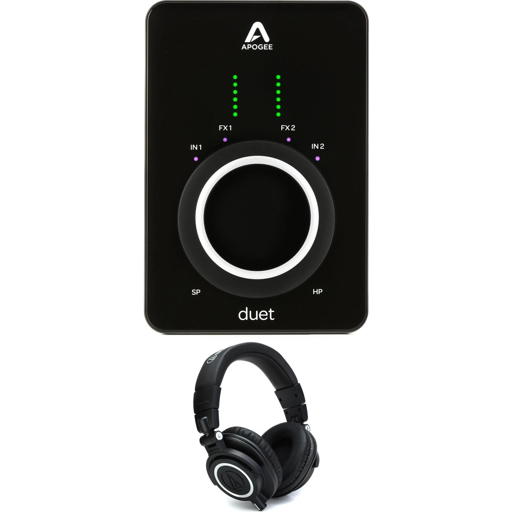 Apogee Duet 3 2进4出 USB-C 音频接口和耳机