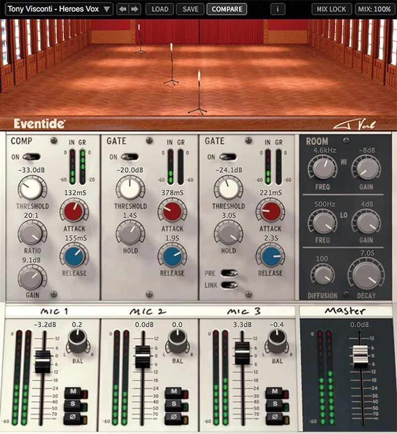 Eventide Tverb Tony Visconti 三重混响插件
