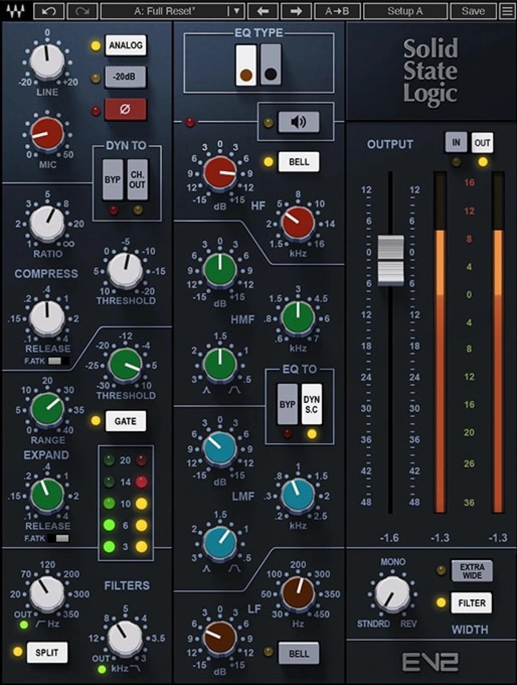 Waves SSL EV 2 通道条插件
