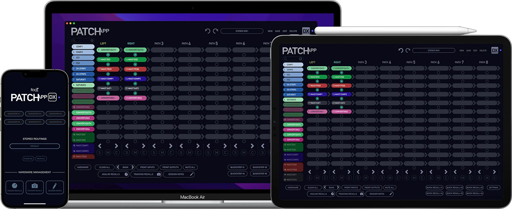 Flock Audio Patch App DX 硬件管理软件
