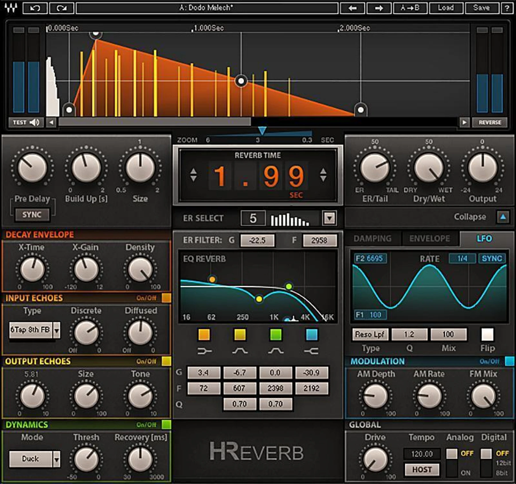 Waves H-Reverb 混合混响插件