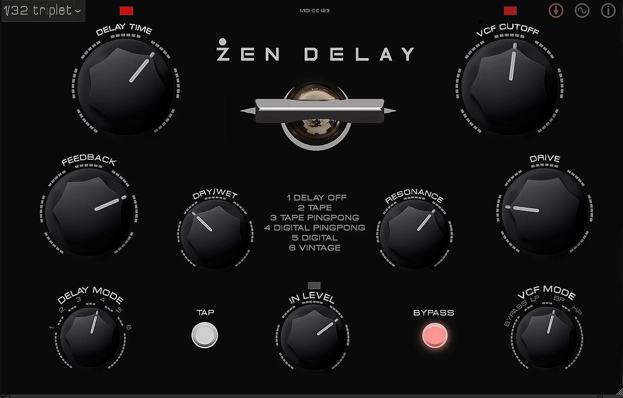Erica Synths Zen Delay 虚拟插件