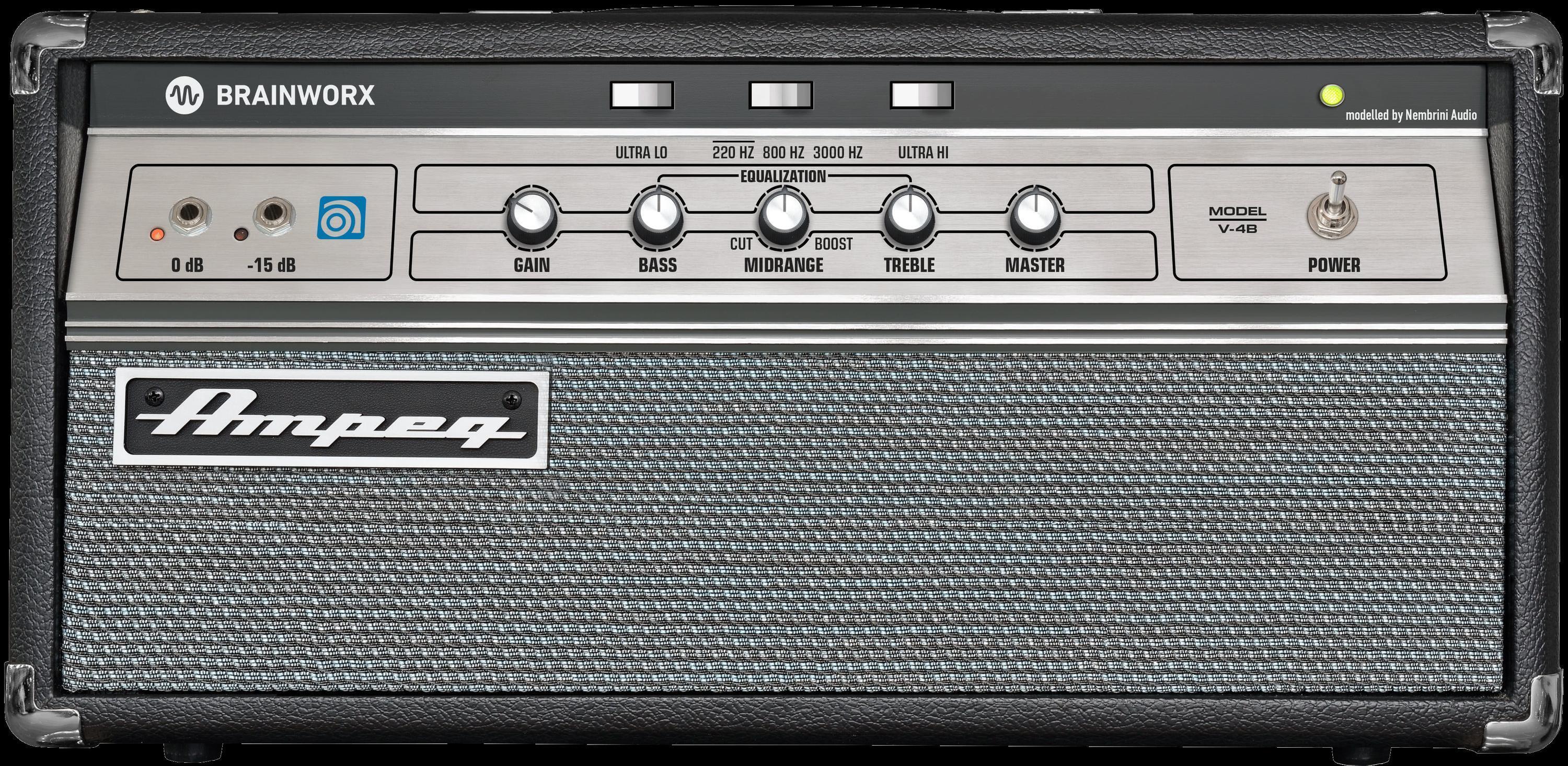 Brainworx Ampeg V-4B 贝斯放大器插件