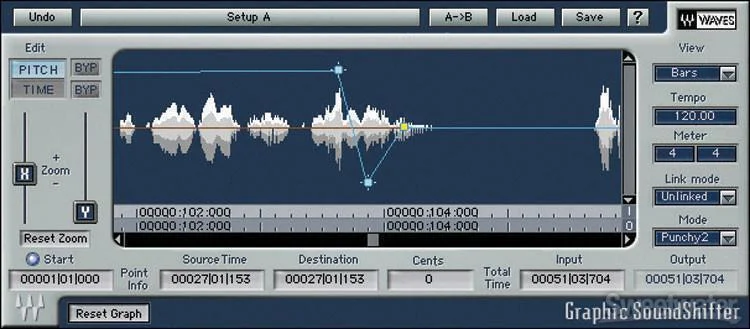 Waves SoundShifter 时间与音高移调插件