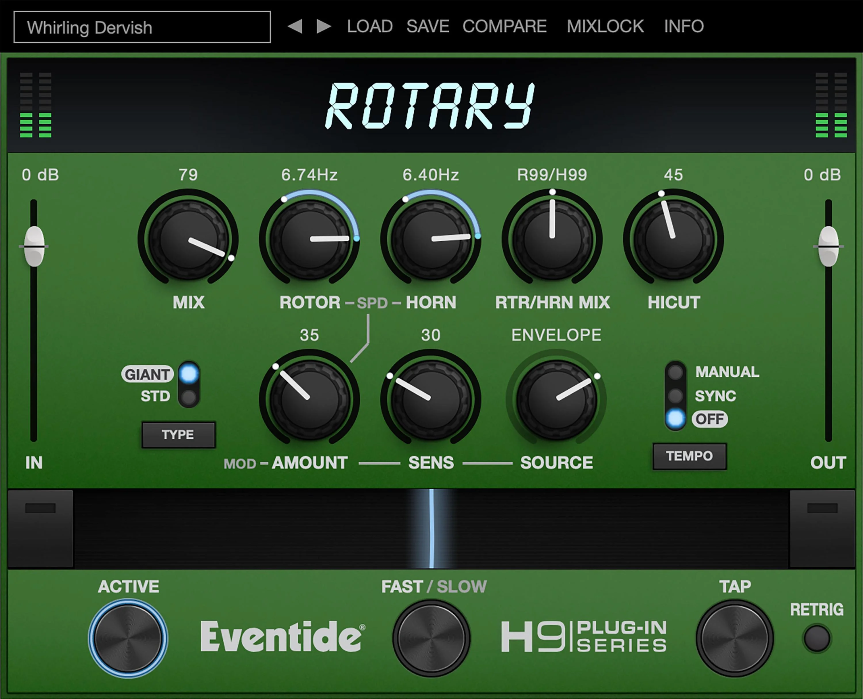 Eventide Rotary Mod Leslie 音箱模拟插件