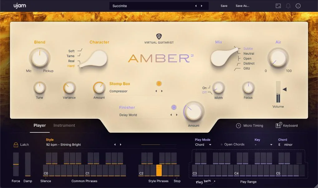 UJAM Virtual Guitarist Amber 2 软件