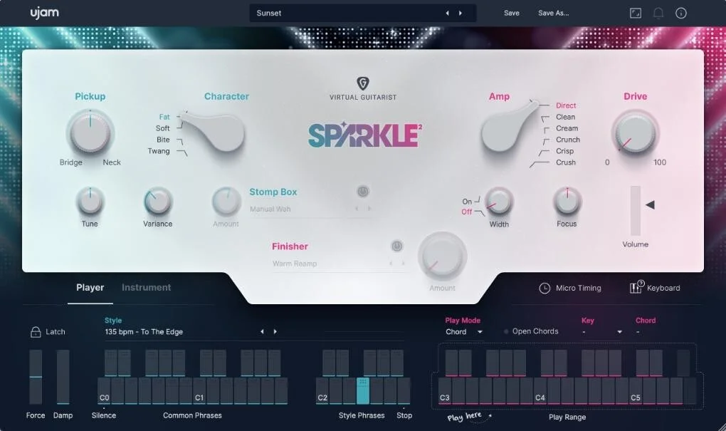 UJAM Virtual Guitarist Sparkle 2 软件