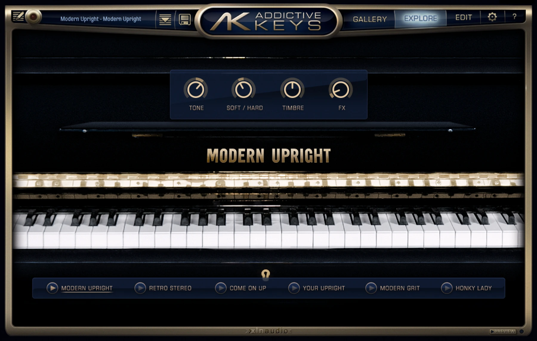 XLN Audio Addictive Keys 现代立式钢琴