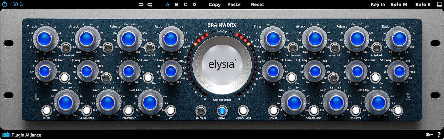 Brainworx elysia alpha compressor V2 模拟母带处理插件