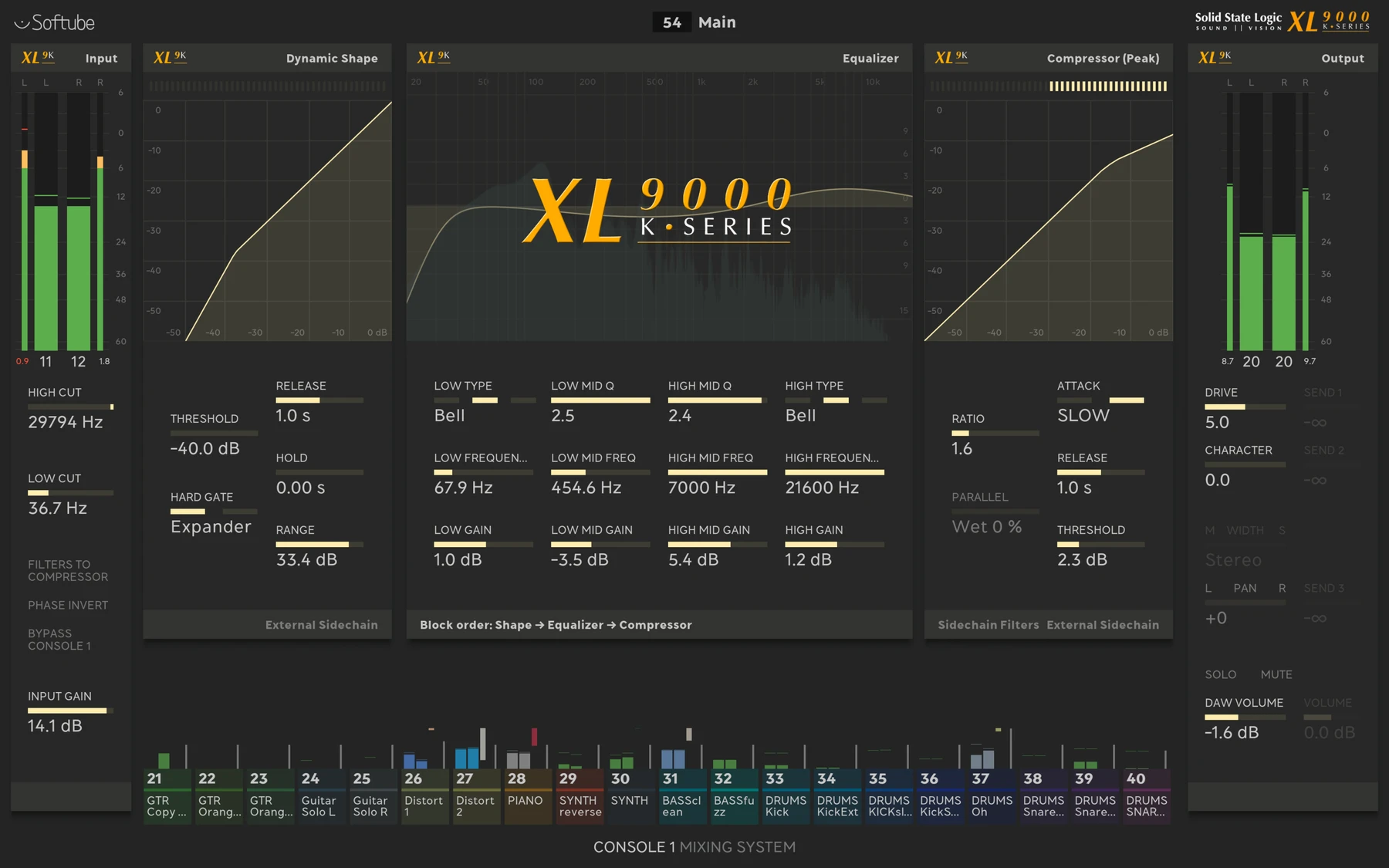 Softube SSL XL 9000 K 系列（适用于 Console 1）