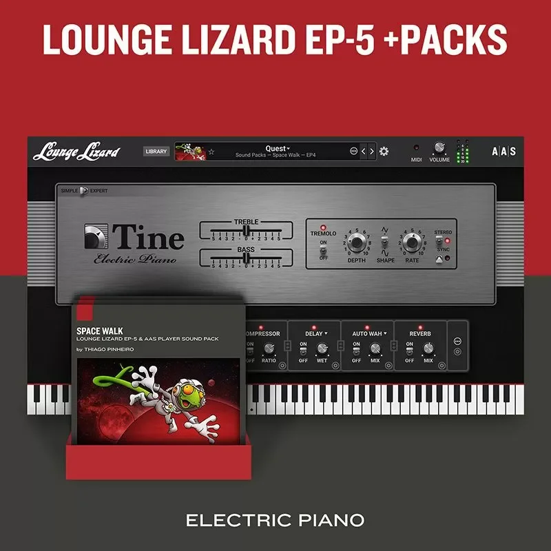 Applied Acoustics Systems Lounge Lizard EP-5 + Packs 电钢琴虚拟乐器与音色包套装