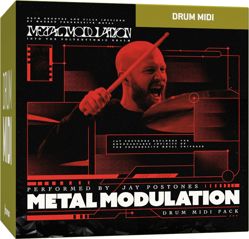 Toontrack Metal Modulation 鼓组 MIDI 包