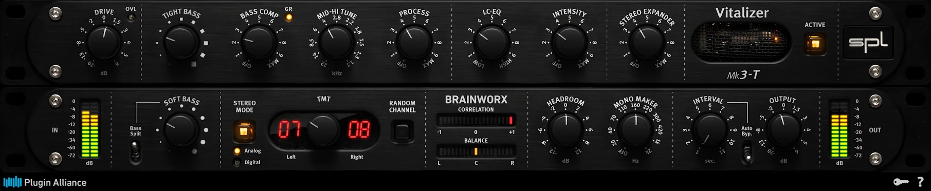 Brainworx SPL Vitalizer Mk3-T EQ 插件